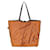 Autre Marque Felisi Borsa shopper in tela reversibile Arancione  ref.825250