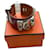 HERMÈS Bracelets T.  cuir de vachette Rouge  ref.825318