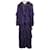 ELIE SAAB Robes T.International L Coton Violet  ref.825438