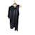 GOLDEN GOOSE Robes T.International S Viscose Bleu Marine  ref.825467