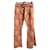 Pantalon COURREGES T.International XL Coton Orange  ref.825513