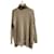 ERMANNO SCERVINO Tricot T-shirt.International S Coton Beige  ref.825699