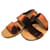 PRADA  Sandals T.eu 36 velvet Orange  ref.825813