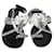 PROENZA SCHOULER Sandales T.UE 37.5 Cuirs exotiques Blanc  ref.825817