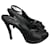 RENE CAOVILLA  Sandals T.eu 37 cloth Black  ref.825820
