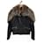 GUY LAROCHE  Jackets T.fr 38 Leather Black  ref.825850