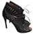 Alaïa ALAIA  Sandals T.eu 38.5 Leather Black  ref.825906