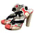 BALENCIAGA  Sandals T.eu 38 Suede Multiple colors  ref.825921