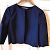 ALBERTA FERRETTI Jaquetas T.FR 36 Sintético Azul marinho - vista 3