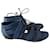 Hermès HERMES  Sandals T.eu 40.5 Leather Blue  ref.826071