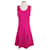 Diane Von Furstenberg DvF Fit & Flare Dress Alice Pink Viscose  ref.826294