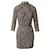 Sandro Paris Long Sleeve Mini Sheath Dress in Floral Print Viscose Python print Cellulose fibre  ref.826359
