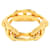Hermès Anneau de carré 90 Régate Golden Metall  ref.826621