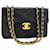Chanel Timeless/classique Black Leather  ref.826883