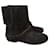 BALMAIN  Ankle boots T.eu 37 Suede Black  ref.827062