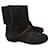 BALMAIN Bottines T.UE 37 suédée Suede Noir  ref.827062