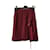 BALENCIAGA  Skirts T.fr 38 SYNTHETIC Dark red  ref.827122