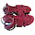 BALENCIAGA  Sandals T.eu 38 Leather Red  ref.827338