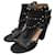 LAURENCE DACADE  Sandals T.eu 37.5 Leather Black  ref.827342