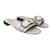 SALVATORE FERRAGAMO  Sandals T.eu 37.5 Leather Beige  ref.827402