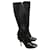LOUIS VUITTON  Boots T.eu 36.5 Leather Black  ref.827413