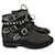 SAINT LAURENT  Ankle boots T.eu 37.5 Leather Black  ref.827554