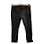 Autre Marque NON SIGNE / UNSIGNED Pantalon T.fr 38 SYNTHÉTIQUE Noir  ref.827799