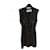 VALENTINO GARAVANI  Dresses T.International M Leather Black  ref.827893