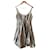 ZAC POSEN  Dresses T.International S Silk Silvery  ref.827930