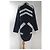 Abrigo Geo Helmut Lang Negro Blanco de Lana - vista 5