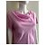Salvatore Ferragamo Top rosa de algodón y seda - vista 3