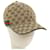 GUCCI GG Canvas Web Sherry Line Cap M Beige Red Green 200035 Auth tb471  ref.828062
