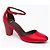 Autre Marque Camper Satin Pumps Rot 7cm Absatz Größe 39