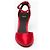 Autre Marque Camper Satin Pumps Rot 7cm Absatz Größe 39 - Ansicht 2