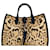 Gucci Shopper Jackie spotted handbag Beige Fur  ref.828213