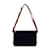 Céline Vintage Black C Macadam Suede Double Compartments Shoulder Bag  ref.828364