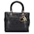 Dior Black Medium Cannage Lady Dior Leather  ref.828728