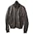Prada Bomber Jacket in Dark Brown Leather  ref.828774