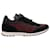 Sneakers Alexander Mcqueen Larry in camoscio stampato nero, vacchetta Pelle  ref.828794