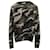 Valentino Garavani Camouflage Rundhals-Sweatshirt aus grünem Kaschmir Wolle  ref.828799