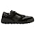 Tod's Panelled Low-Top Sneakers in Black Leather  ref.828808