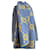Gucci Schal aus GG-Jacquard-Wolle und Seide Blau  ref.829150