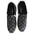 Louis Vuitton espadrillas Blu navy Pelle Tela Giovanni