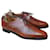 CHAUSSURE BERLUTI ALESSANDRO GALET CUIR WRITTEN 10,5 44,5 SUPER condition MEN'S SHOES Brown Leather  ref.829370