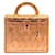 Hermès COLGANTE HERMES ACCESORIO CURIOSITY KELLY GUILLOCHE H071663FD00 hecho de metal Rosa  ref.829471