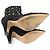 ZAPATOS BOTAS VALENTINO QW2S0H82ROCKSTUD DIW 38.5 Botas de ante negro - vista 3