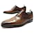NUEVE ZAPATOS BERLUTI4292 DEMESA DE RICHELIEU 8 42 zapatos de cuero marrón Castaño  ref.829600