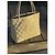 Chanel BOLSA DE CAVIAR MEDAILLON DE COURO Bege - vista 15
