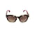 Fendi Colorblock-Sonnenbrille aus Azetat und Schildpatt Koralle Acetat  ref.829801
