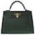 Hermès Kelly Green Leather  ref.829848